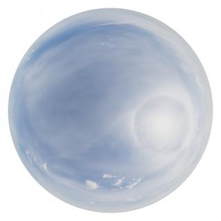 16K blue clouded skydome HDRi panorama